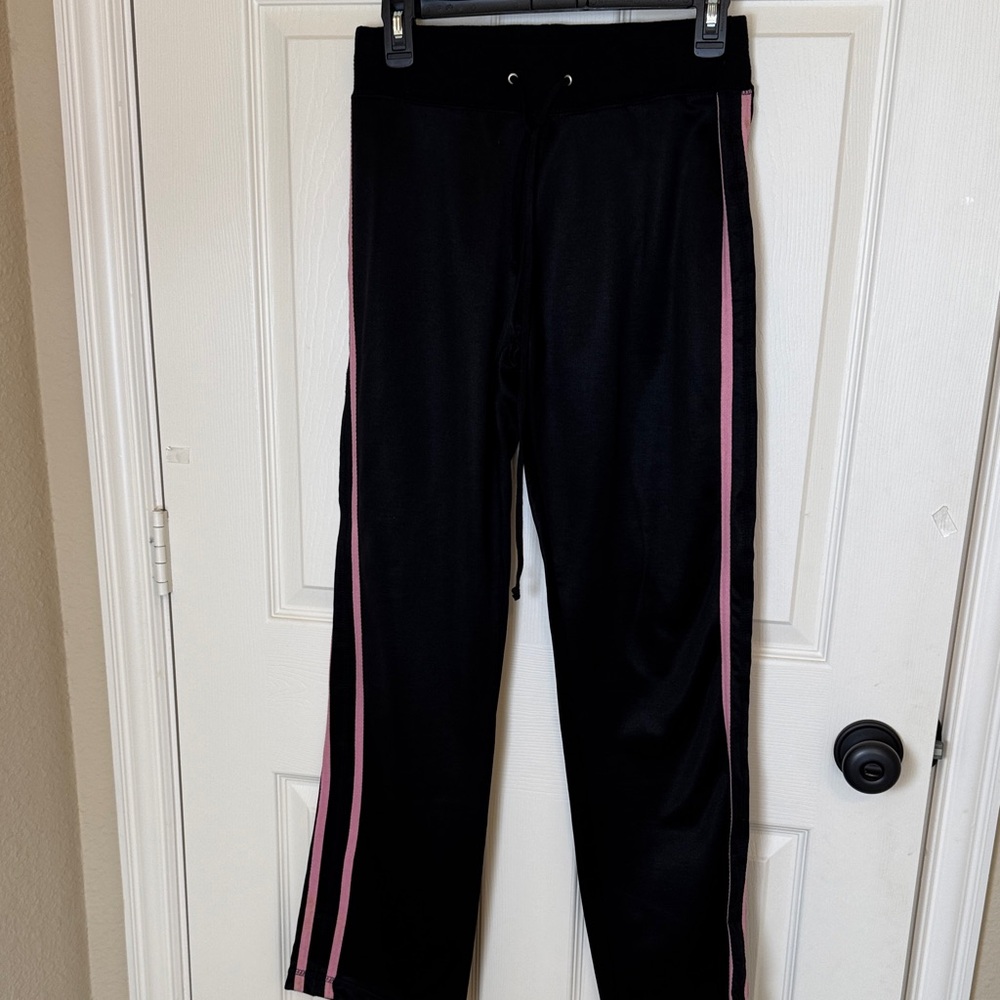 Vintage Candie’s Black with Pink‎ Racer Stripe Jogger size M